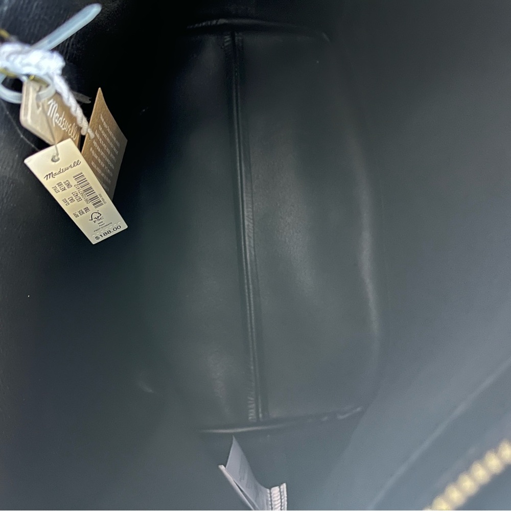 Madewell Zip-Top Medium Transport Leather Tote - Picture 7 of 7